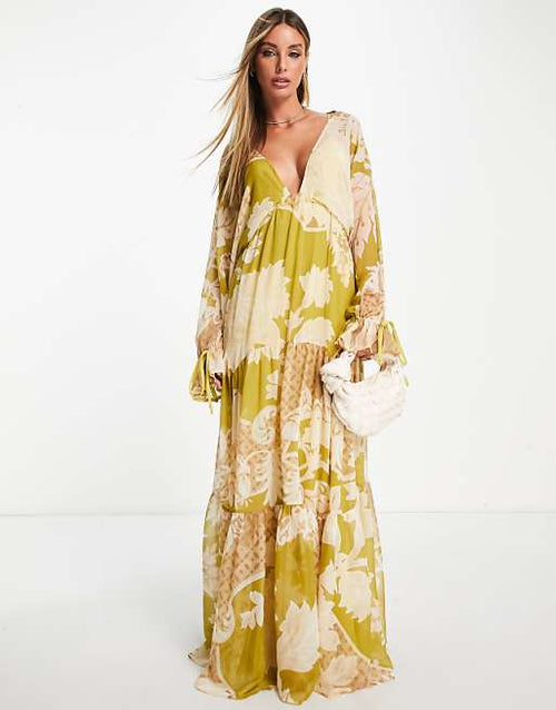 Long Floral Spring Dress